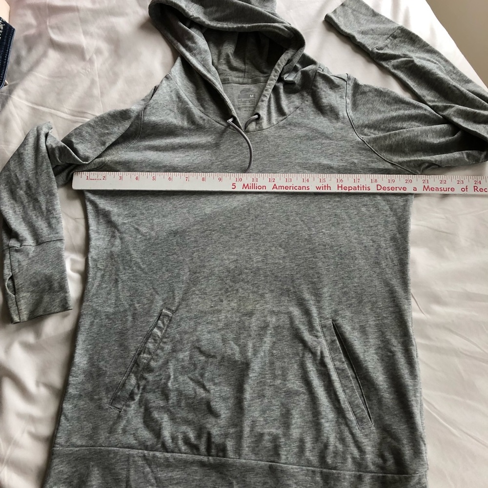 Nike Dry Legend Hooded Top -Gray Sz M